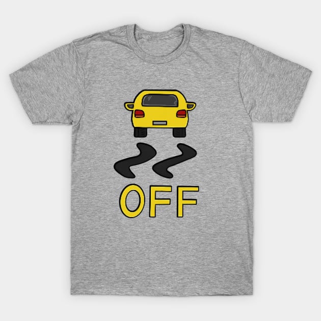 Yellow Car T-Shirt by Goblinmonkey94